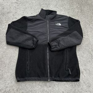 The North Face Denali Polartec Fleece Jacket Kids Girls XL Black Hiking Outdoor
